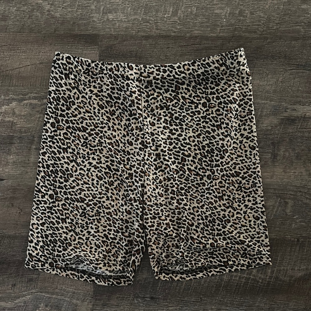 Leopard Print Shorts